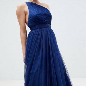 ASOS DESIGN petite one shoulder maxi dress (W/TAG)